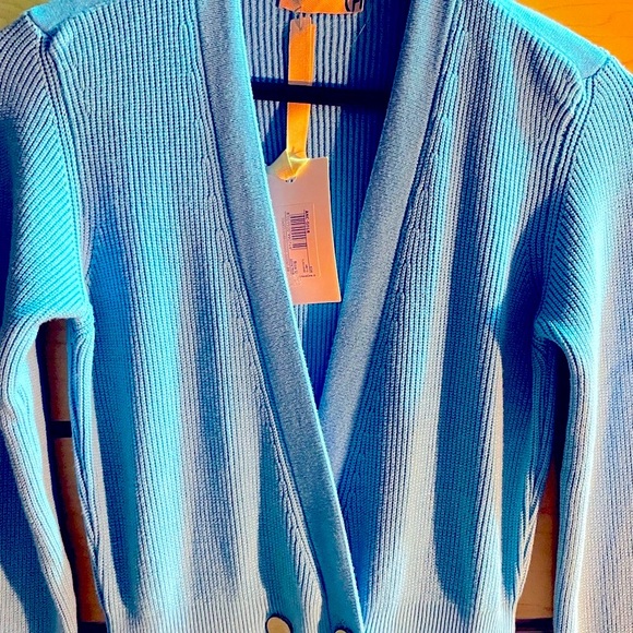 New HaveOne Knit sweater dress Front buttons XS-S Made Italy Knees length - Picture 2 of 6